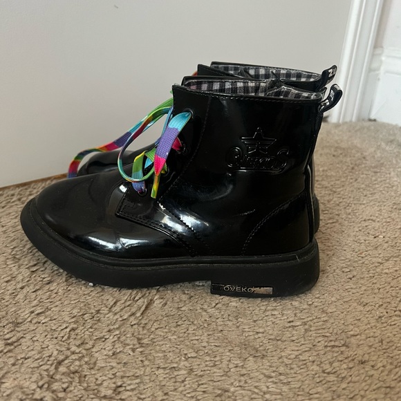 Black Patten Boots - Picture 3 of 5